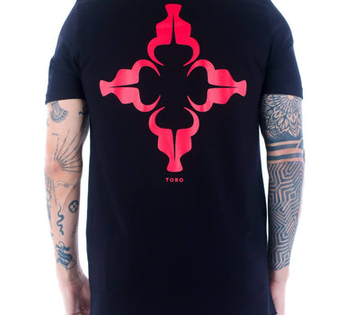 T-shirt Toro Long Monograma  vermelho