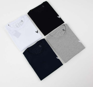 Kit 4 T-shirts Toro All Basic  Black White Gray Blue