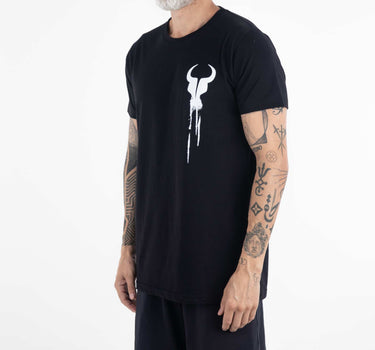 T-shirt Dripping Paint Black