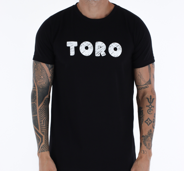 T-shirt Toro Sketch Flow Black Strong