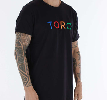 T-shirt Toro Black Bordada Collors