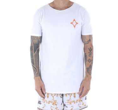 T-shirt Toro Long Monograma Laranja