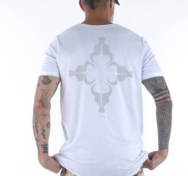 T-shirt Toro Long Monograma Branco