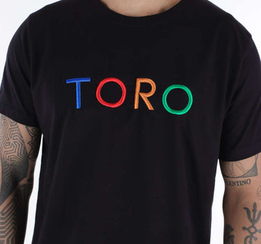 T-shirt Toro Black Bordada Collors