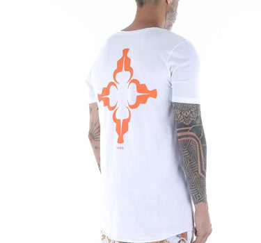 T-shirt Toro Long Monograma Laranja