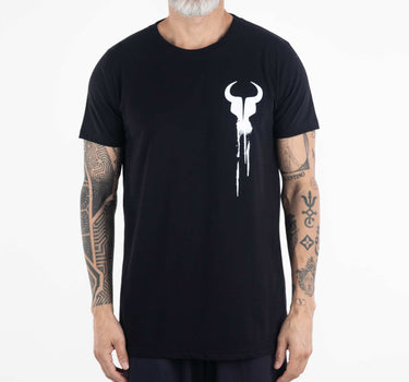 T-shirt Dripping Paint Black