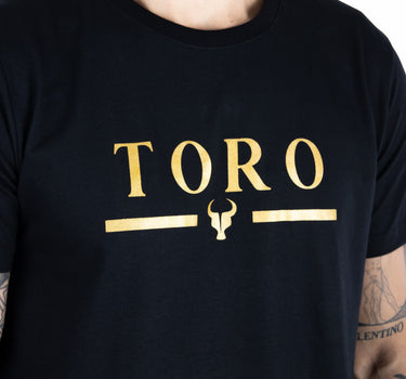 T-shirt Toro Black Logo Glitter