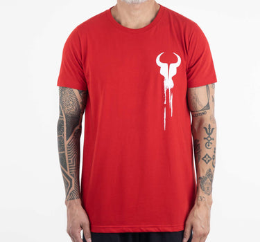 T-shirt Dripping Paint Red