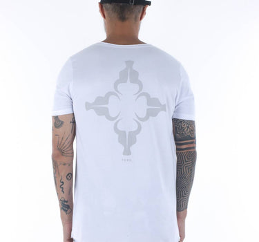 T-shirt Toro Long Monograma Branco