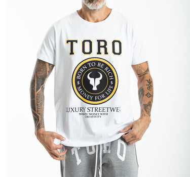 T-shirt Toro Branca Money For Life