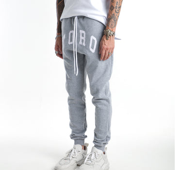 Calça Moletom Toro College Gray/White