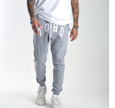 Calça Moletom Toro College Gray/White