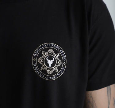 T-shirt Badge Black